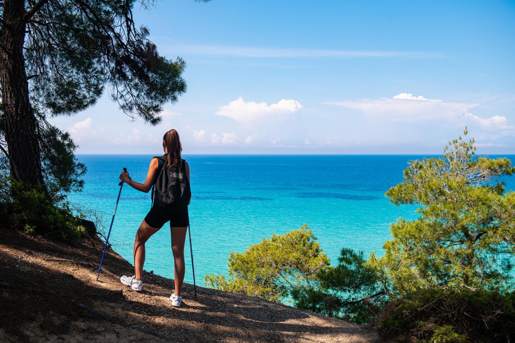 Simantro Resort Sani  Exterior photo Hiking in Crete