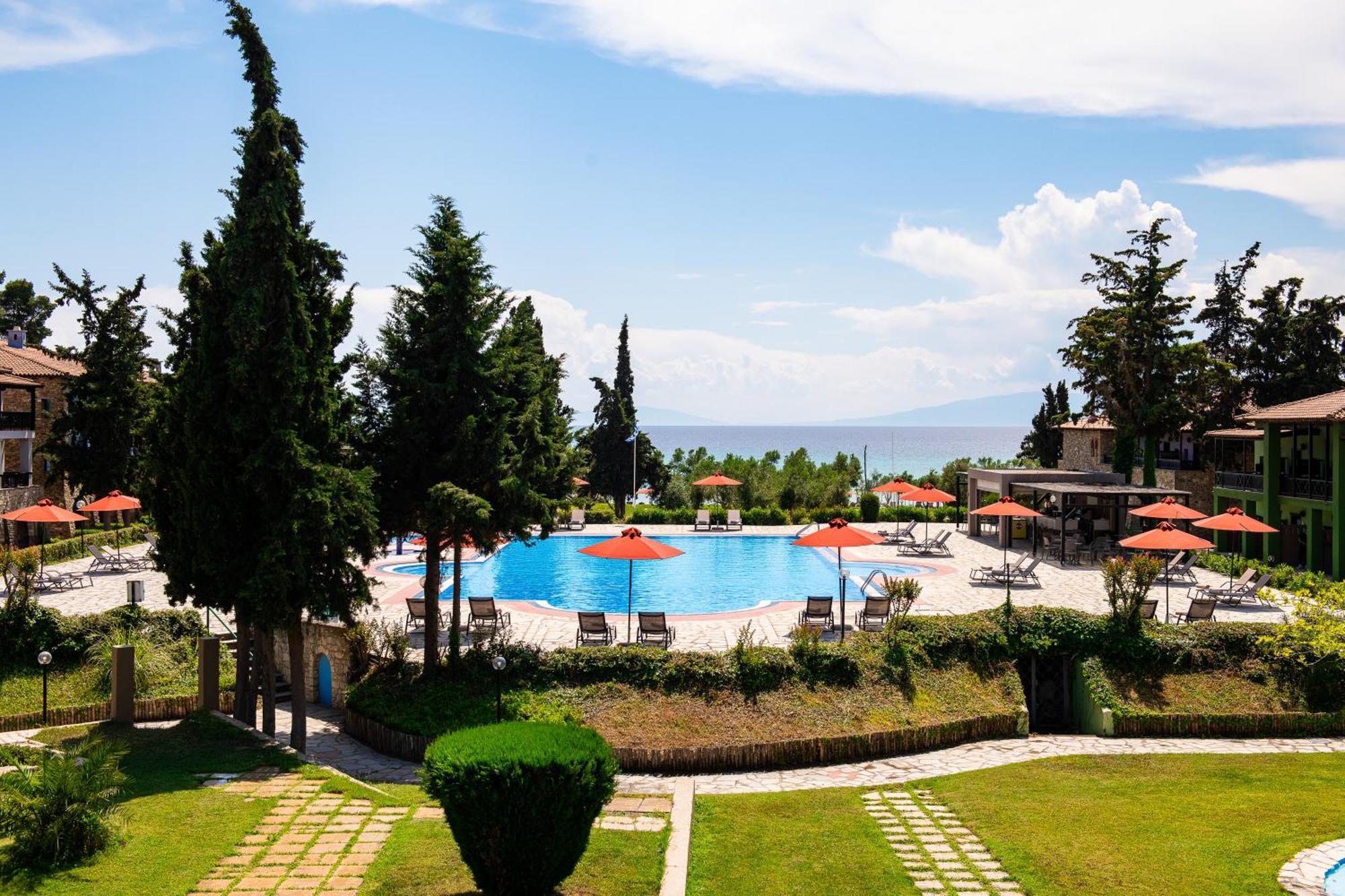 Simantro Resort Sani  Exterior photo The pool at the Athens Olympic Centre